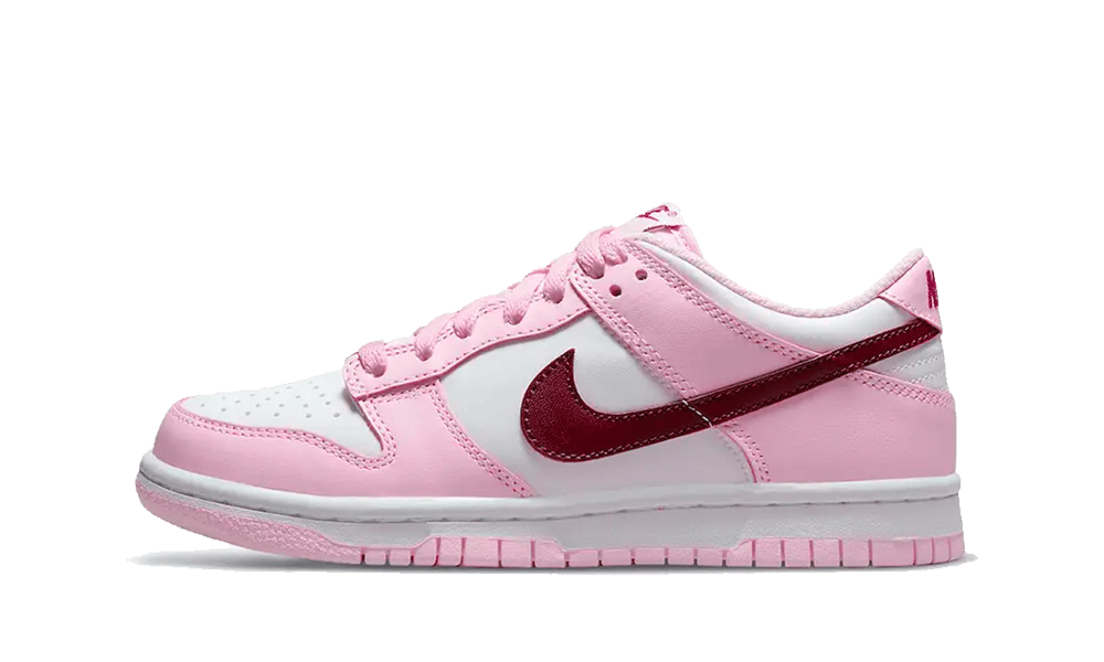 Dunk low pink foam red