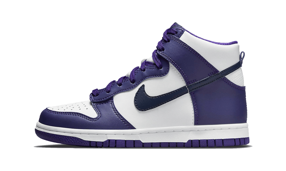 Nike Dunk High Electro Purple Midnight Navy (GS)