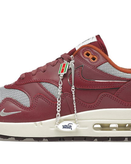 Air max 1 patta maroon