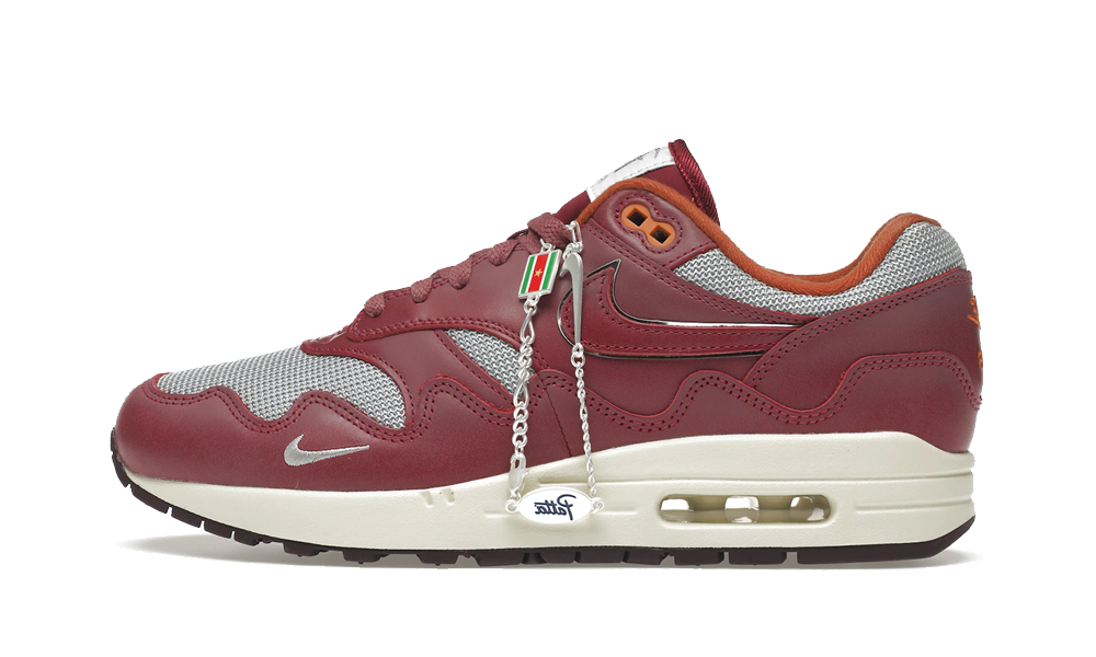Air max 1 patta maroon