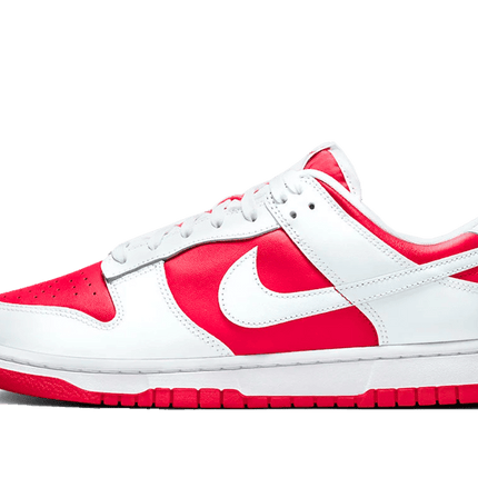 Dunk low reverse red white