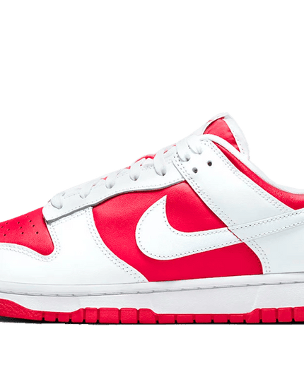 Dunk low reverse red white