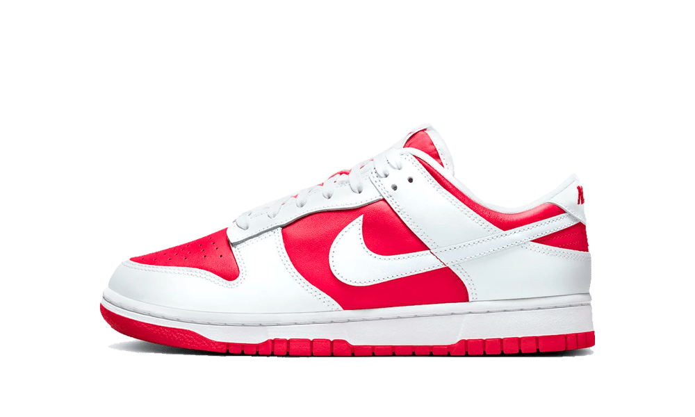 Dunk low reverse red white