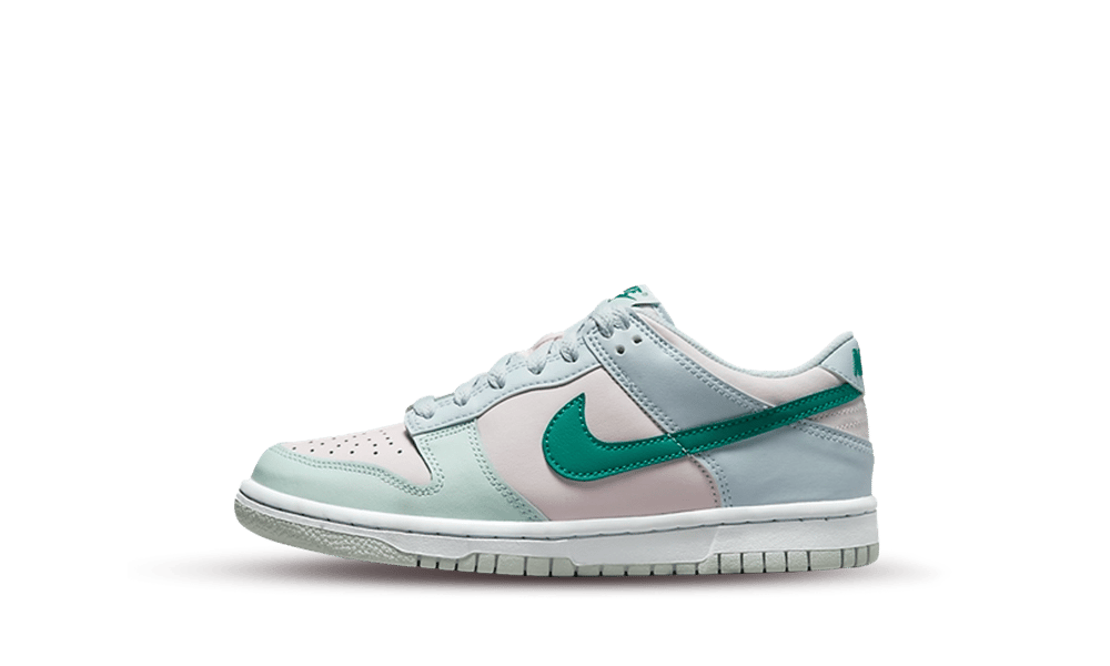 dunk low football grey mineral teal gs