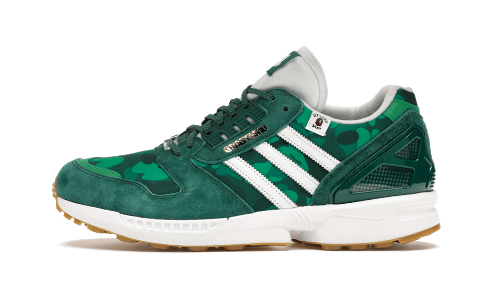 adidas ZX 8000 Bape Undefeated green