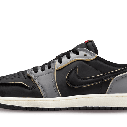 Jordan 1 low black fire red