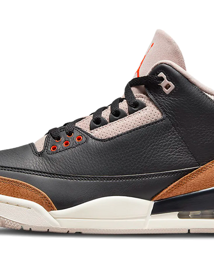 Jordan 3 black fossil stone