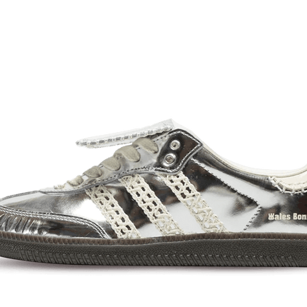 adidas samba silver metallic
