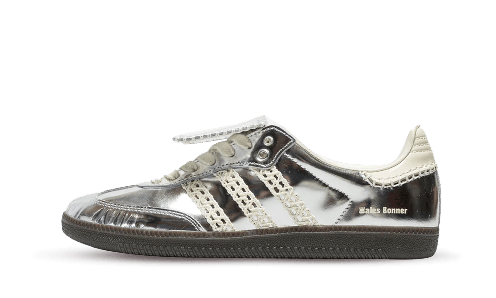adidas samba silver metallic