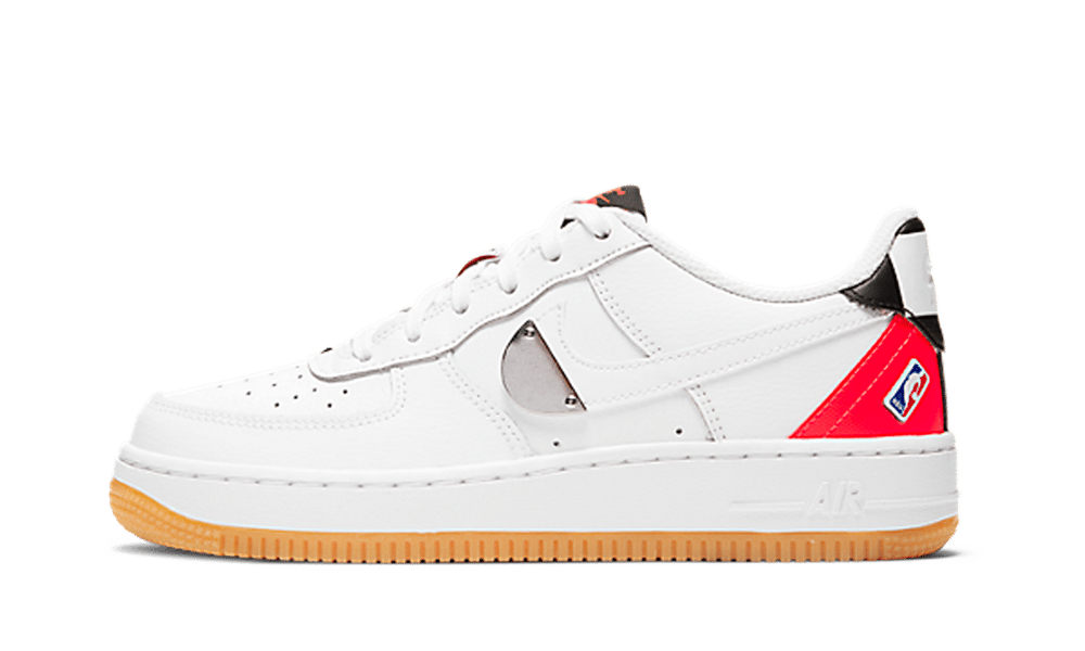 Air Force 1 Low GS NBA White Bright Crimson