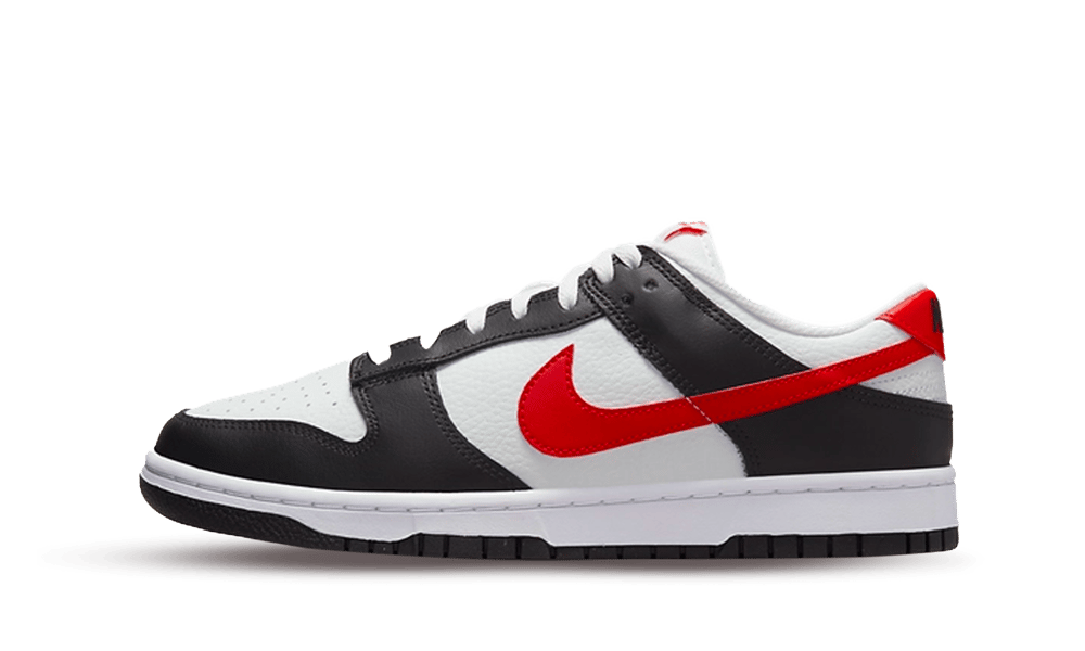 Dunk low red swoosh