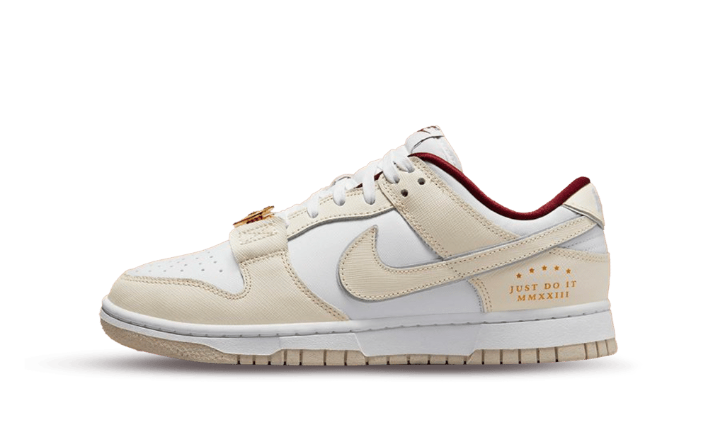 dunk low just do it white