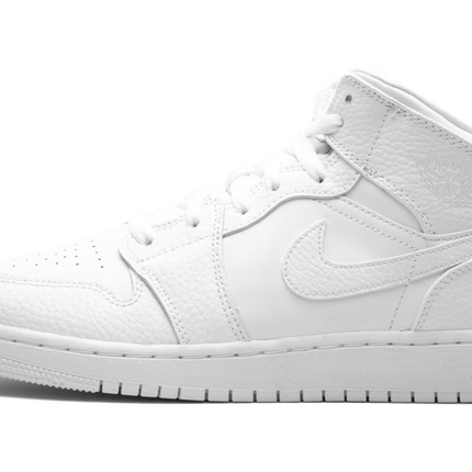 Jordan 1 mid triple white gs
