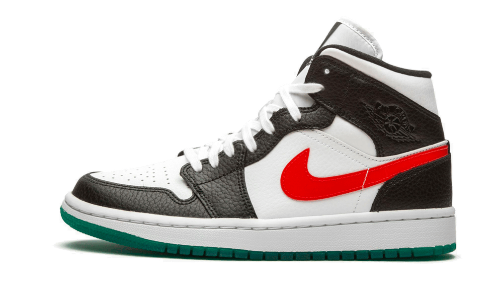 Jordan 1 Mid Alternate Swooshes Red Yellow