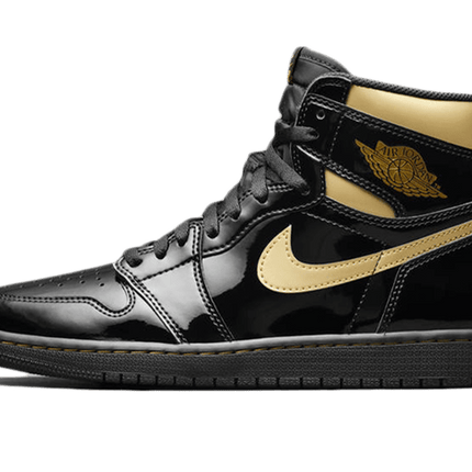 Jordan 1 High Black Metallic Gold