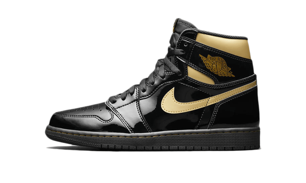 Jordan 1 High Black Metallic Gold