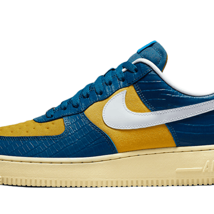 Nike Air Force 1 Low SP Undefeated 5 On It Blue Yellow Croc