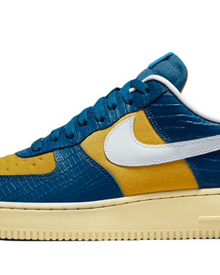 Nike Air Force 1 Low SP Undefeated 5 On It Blue Yellow Croc