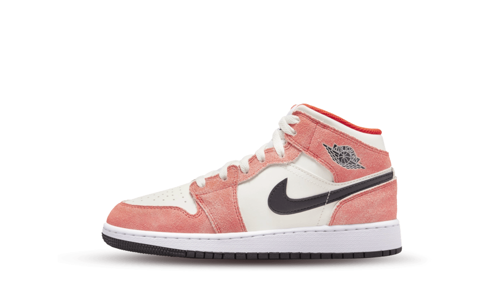 jordan 1 mid orange suede