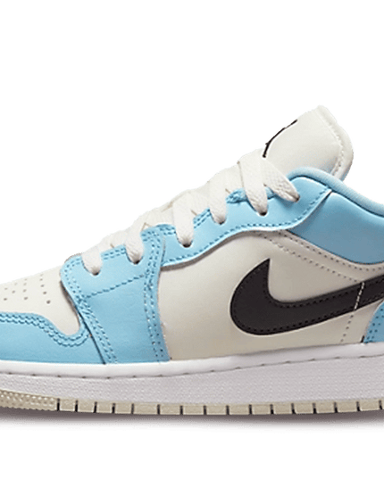 Jordan 1 Low Ice Blue Black GS