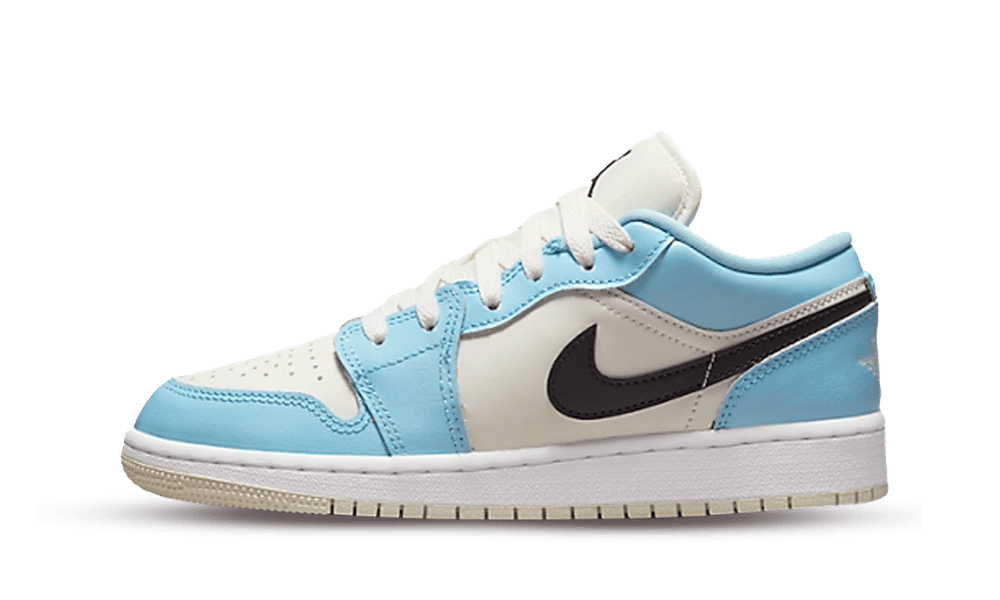 Jordan 1 Low Ice Blue Black GS