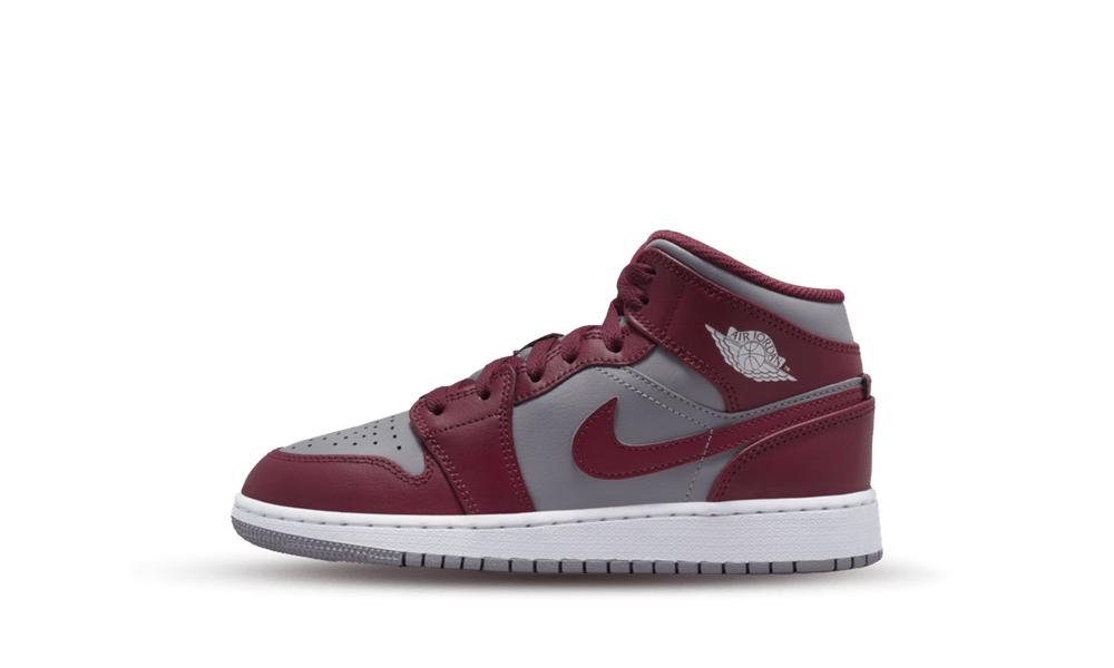 Jordan 1 Mid Cherrywood red
