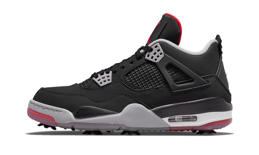 Jordan 4 Golf Black Fire Red