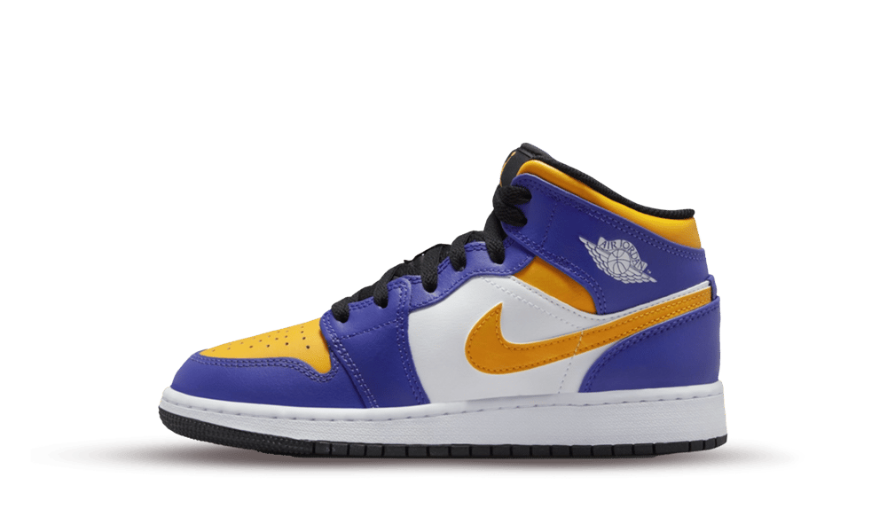 Jordan 1 Mid Lakers (2022) (GS)