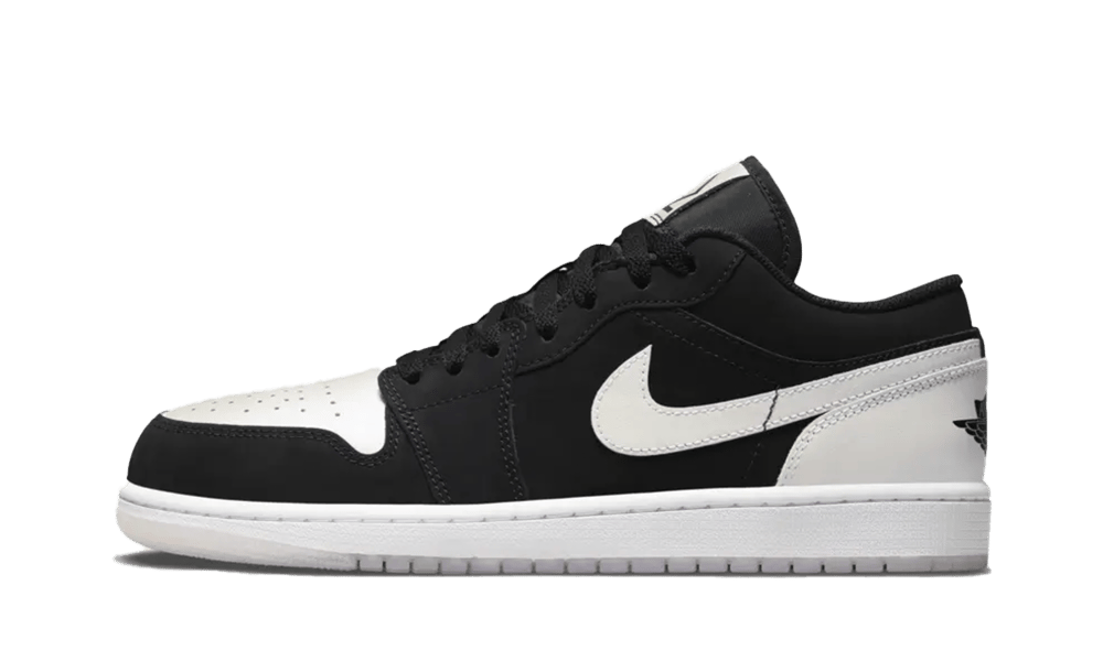 Jordan 1 Low black multi color white