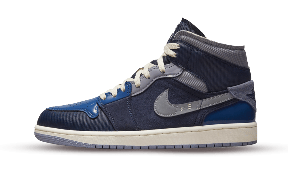 jordan 1 mid obsidian french