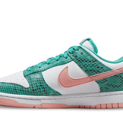 dunk low snakeskin washed teal
