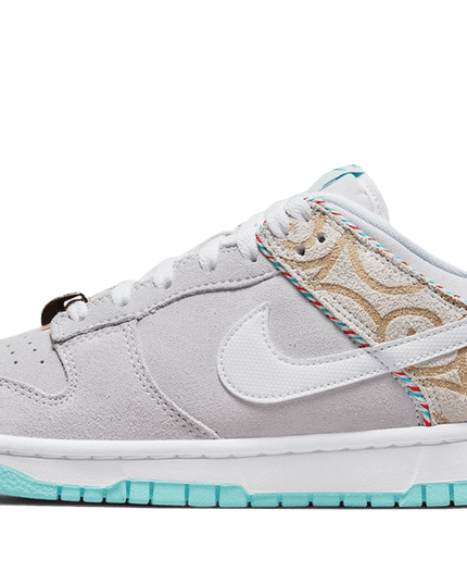 Dunk low barber shop white
