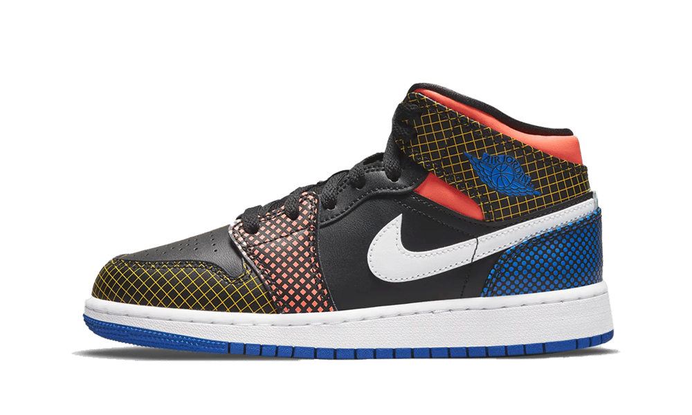 Jordan mid multi color