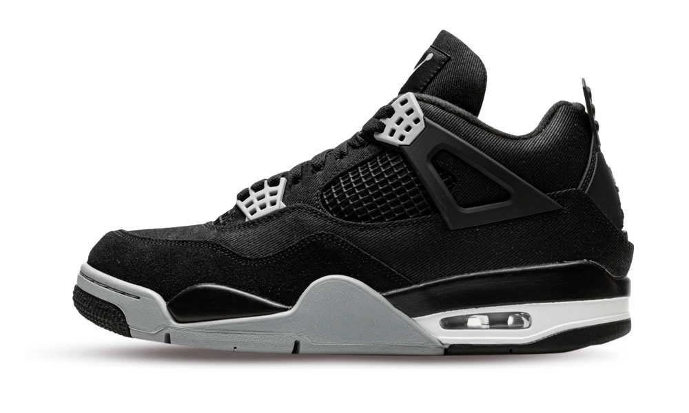 Jordan 4 Black Canvas