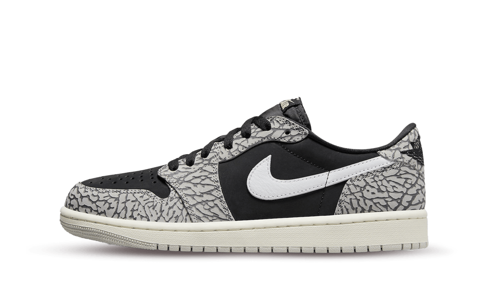 Jordan 1 low black cement
