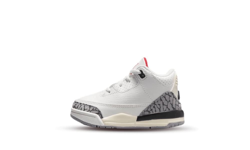 jordan 3  white cement reimagined td