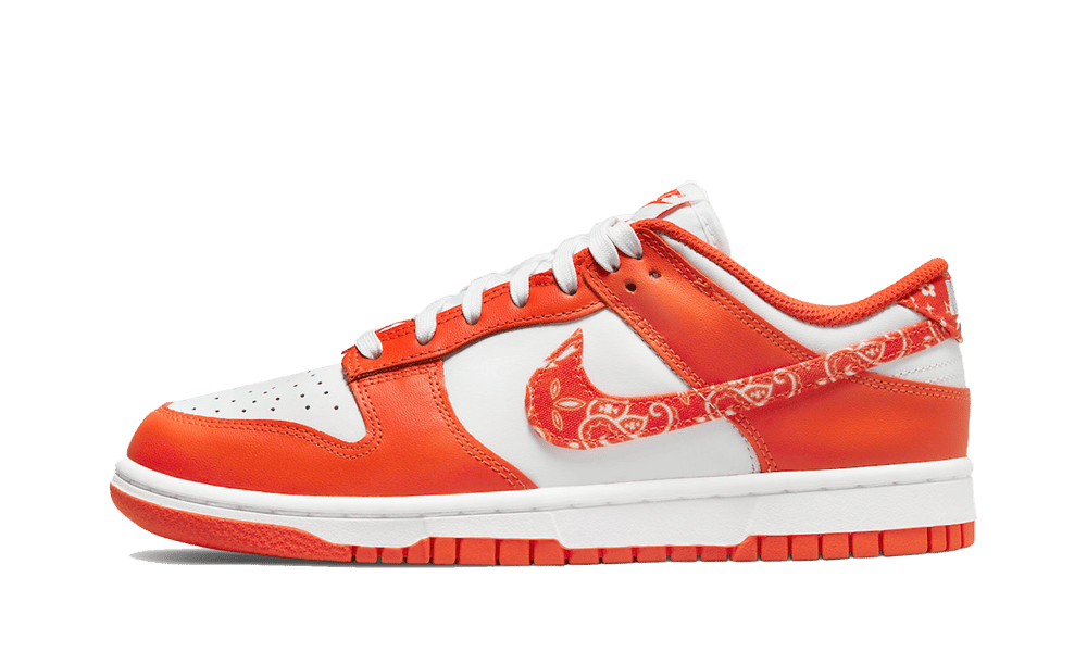 dunk low paisly orange