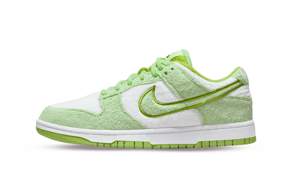 dunk low fleece green