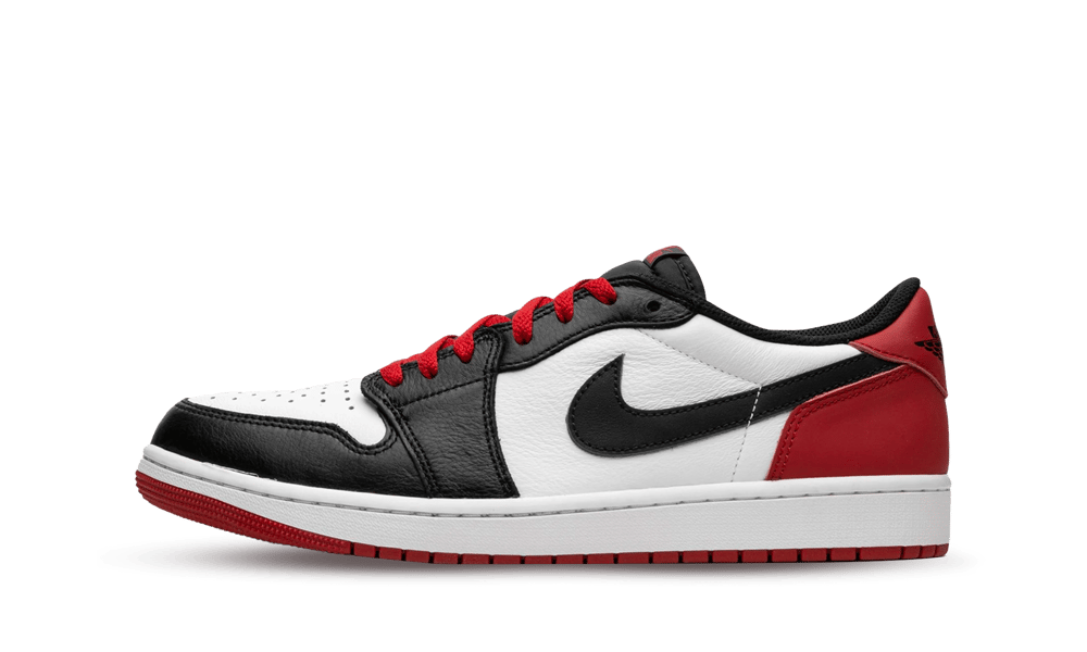 Jordan 1 low black toe