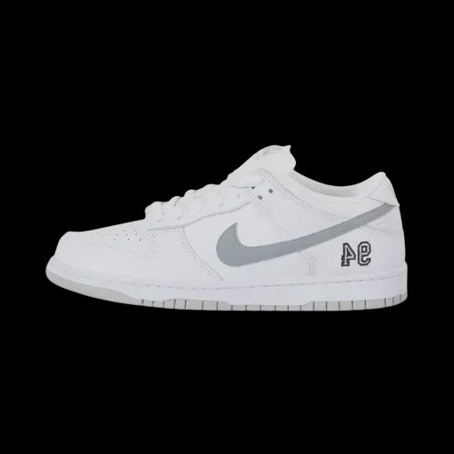 Supreme x Nike SB Dunk Low 94 White Metallic Silver
