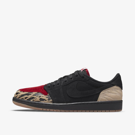 Jordan 1 Low x SoleFly Black and Sport Red