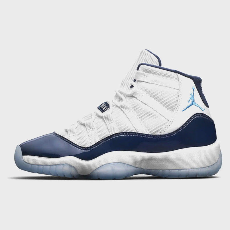 Jordan 11 Retro UNC White Blue Win Like 82
