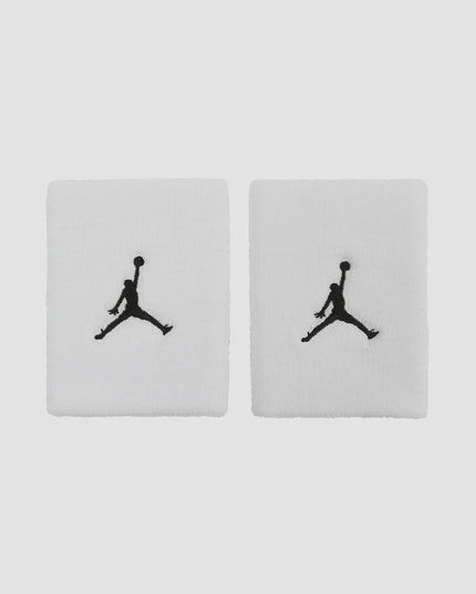 Jordan Dri-Firt wristbands  2 PACK - white