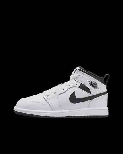 Jordan 1 Mid PS White Black