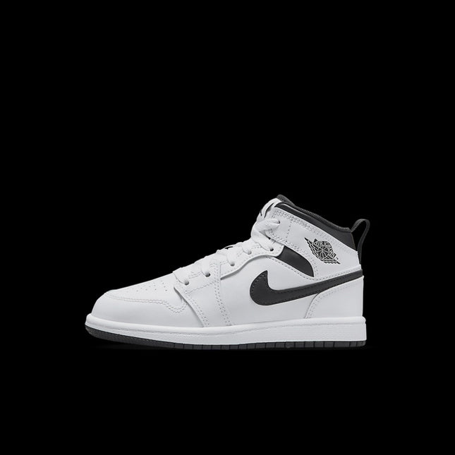 Jordan 1 Mid PS White Black