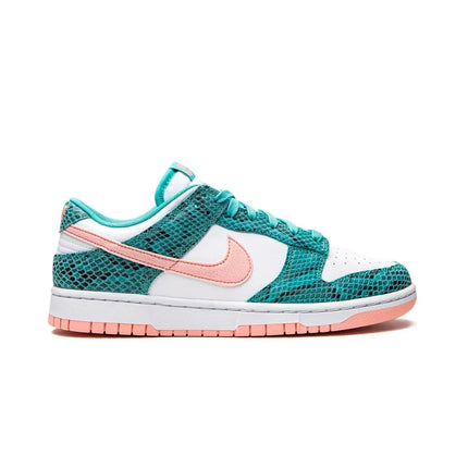 Dunk Low Snakeskin Washed Teal Bleached Coral