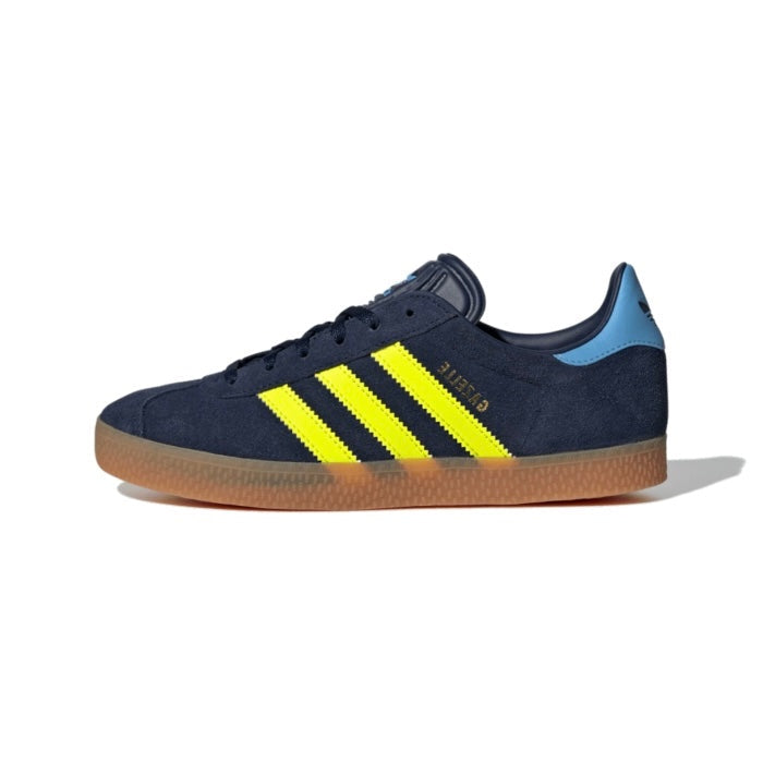 Adidas Gazelle Black Yellow Blue