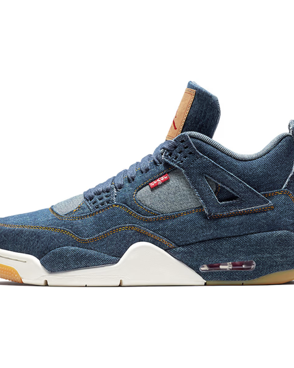 Jordan x Levis 4 Blue Denim USED