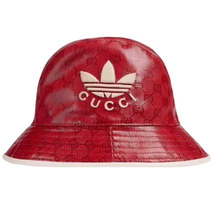 Gucci x Adidas GG Bucket Hat Red