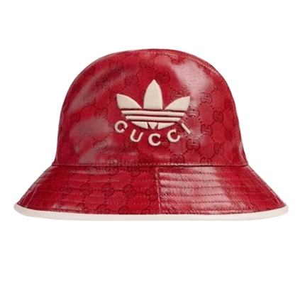 Gucci x Adidas GG Bucket Hat Red